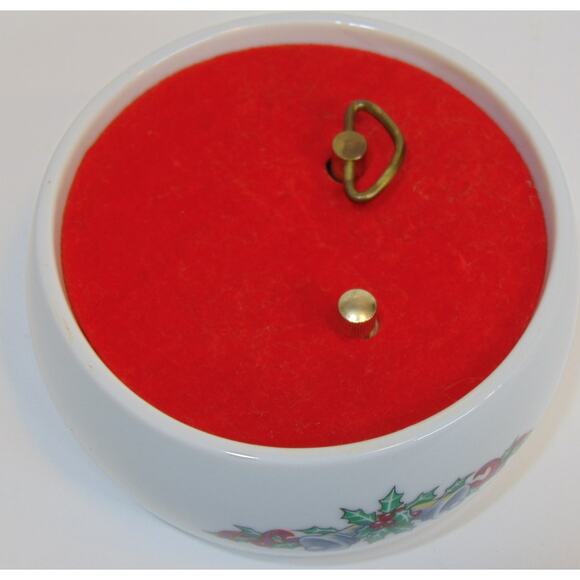 Heritage House Music Box Melodies of Christmas Silver Bells 1992 Works Japan0 - Picture 4 of 12